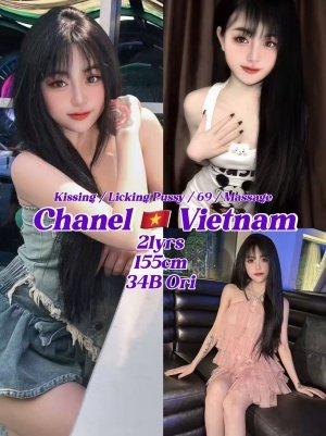 Chanel 21yo {34B} Fair Sexy Petite Vietnam Lady