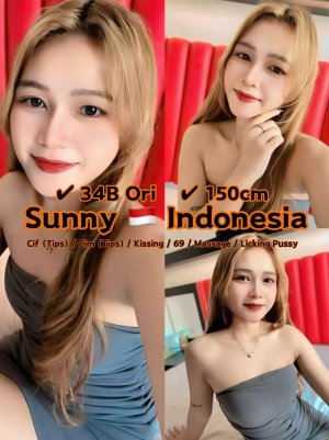 Sunny 23yo {34B} Hot Friendly&Service Good Indonesia Lady