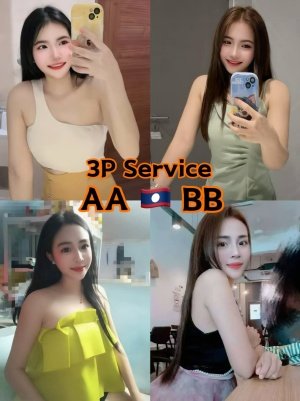 AA + BB 3P Service HOT From Laos Lady