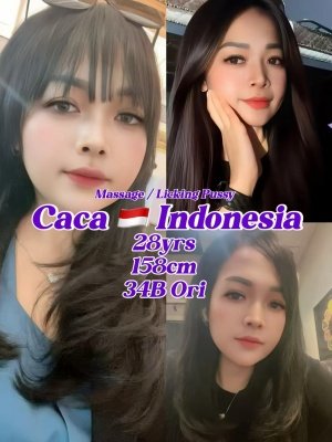 Caca 28yo {34B} Hot Friendly&Service Good Indonesia Lady