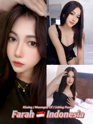 Farah 21yo {34C} Hot Friendly&Service Good Indonesia Lady